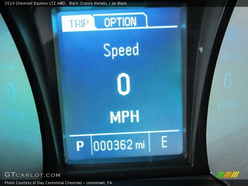 Black Granite Metallic / Jet Black 2014 Chevrolet Equinox LTZ AWD