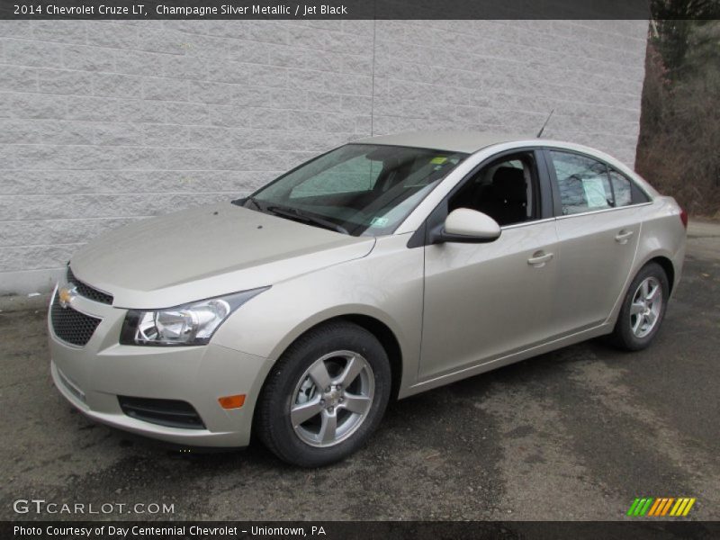 Champagne Silver Metallic / Jet Black 2014 Chevrolet Cruze LT