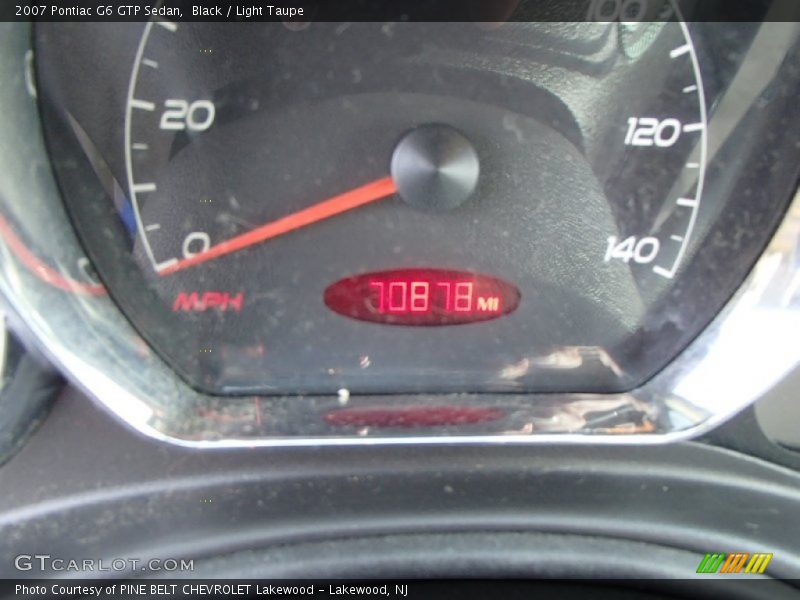 Black / Light Taupe 2007 Pontiac G6 GTP Sedan