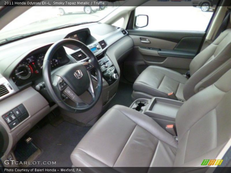 Smoky Topaz Metallic / Truffle 2011 Honda Odyssey EX-L