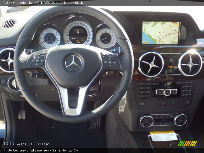 Dashboard of 2014 GLK 350 4Matic