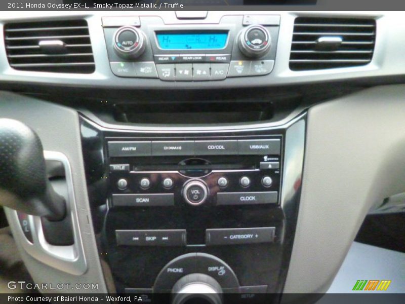 Smoky Topaz Metallic / Truffle 2011 Honda Odyssey EX-L