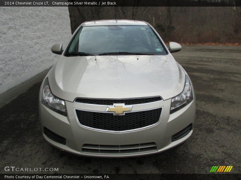Champagne Silver Metallic / Jet Black 2014 Chevrolet Cruze LT