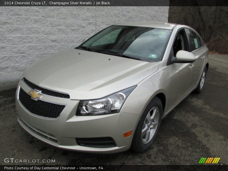 Champagne Silver Metallic / Jet Black 2014 Chevrolet Cruze LT