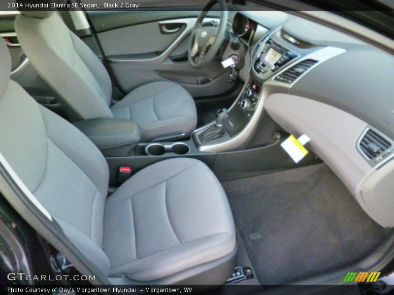 Black / Gray 2014 Hyundai Elantra SE Sedan