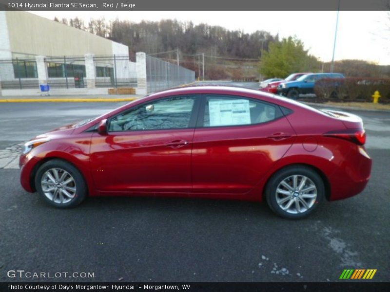  2014 Elantra SE Sedan Red