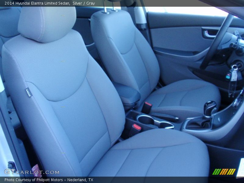 Silver / Gray 2014 Hyundai Elantra Limited Sedan