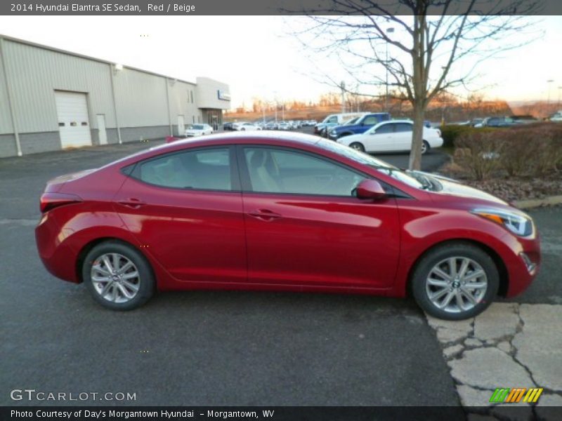  2014 Elantra SE Sedan Red