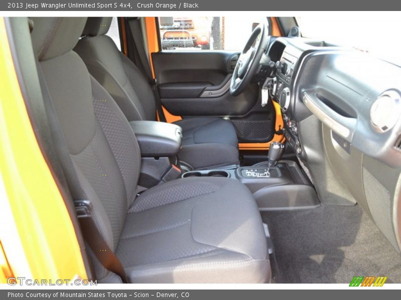 Crush Orange / Black 2013 Jeep Wrangler Unlimited Sport S 4x4