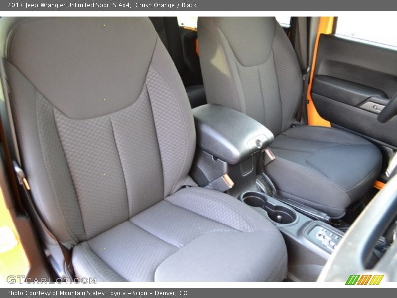 Crush Orange / Black 2013 Jeep Wrangler Unlimited Sport S 4x4