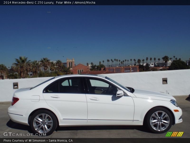 Polar White / Almond/Mocha 2014 Mercedes-Benz C 250 Luxury