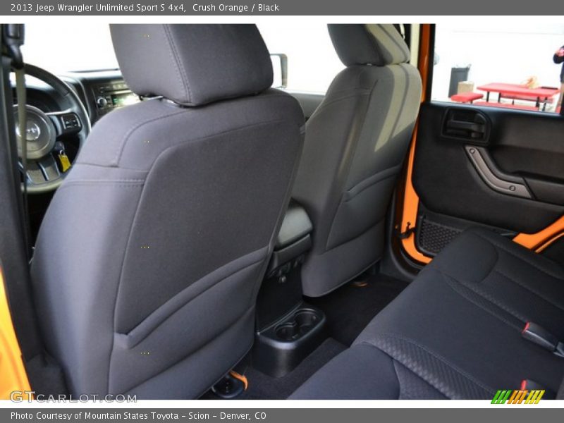 Crush Orange / Black 2013 Jeep Wrangler Unlimited Sport S 4x4