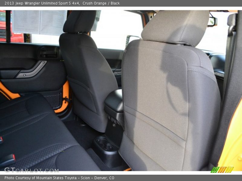 Crush Orange / Black 2013 Jeep Wrangler Unlimited Sport S 4x4