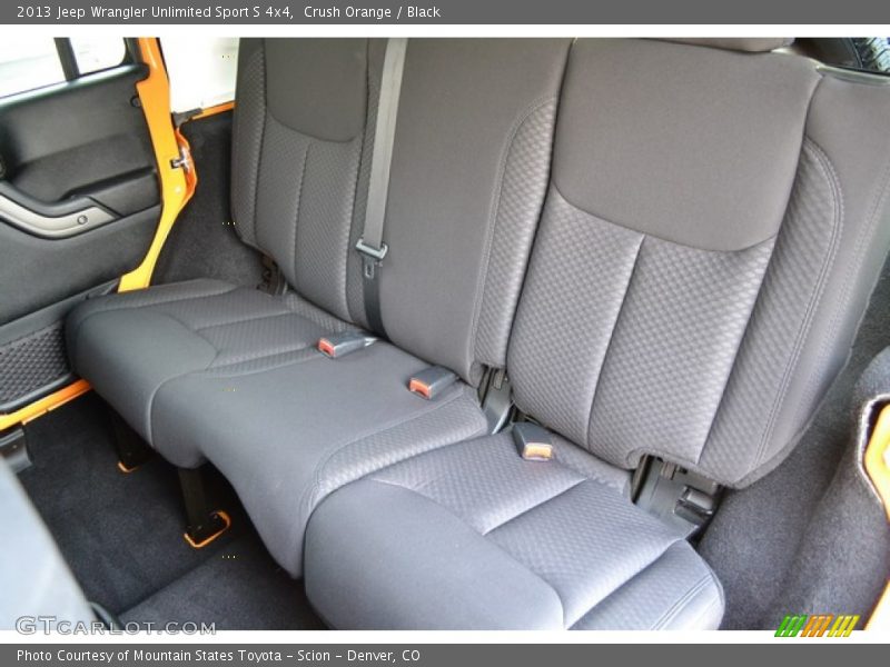 Crush Orange / Black 2013 Jeep Wrangler Unlimited Sport S 4x4