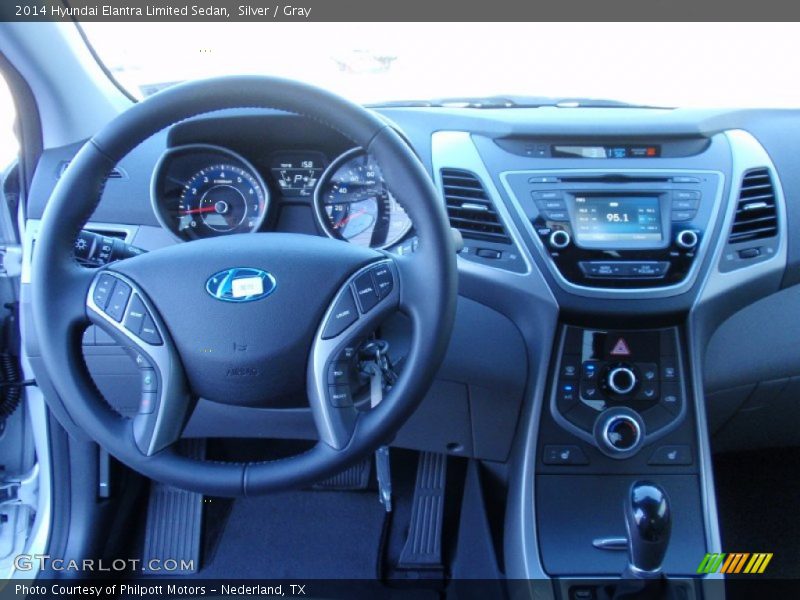 Silver / Gray 2014 Hyundai Elantra Limited Sedan