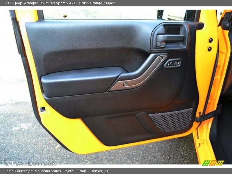 Crush Orange / Black 2013 Jeep Wrangler Unlimited Sport S 4x4
