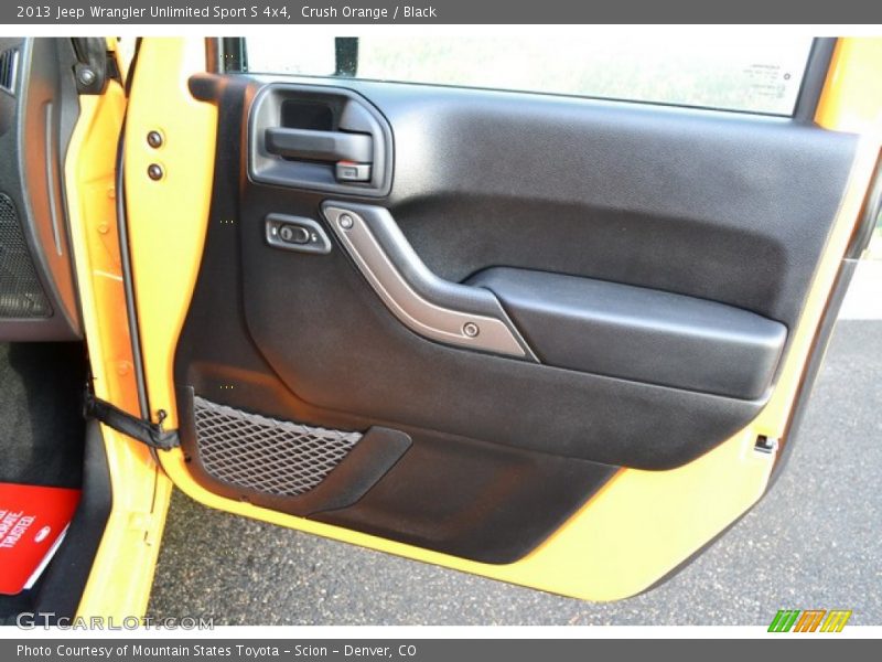 Crush Orange / Black 2013 Jeep Wrangler Unlimited Sport S 4x4