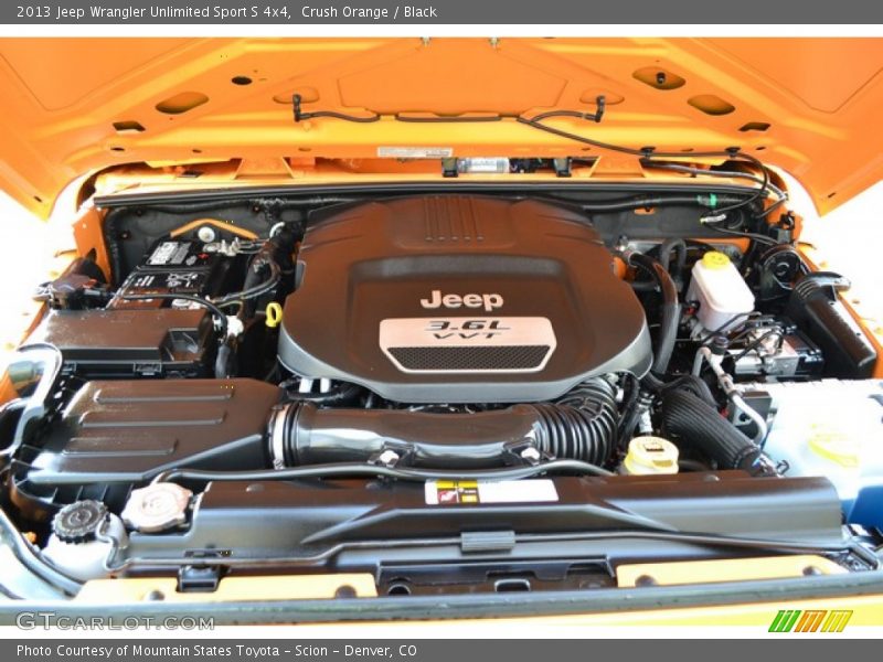 Crush Orange / Black 2013 Jeep Wrangler Unlimited Sport S 4x4