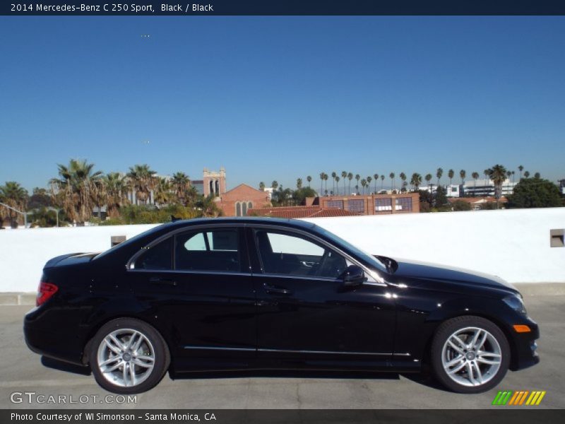 Black / Black 2014 Mercedes-Benz C 250 Sport