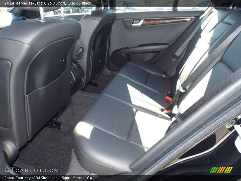 Black / Black 2014 Mercedes-Benz C 250 Sport