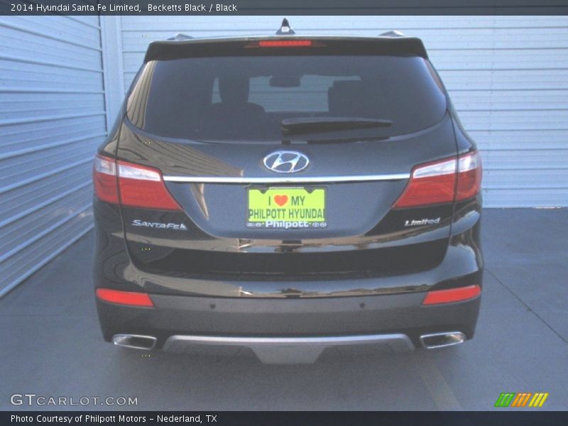 Becketts Black / Black 2014 Hyundai Santa Fe Limited