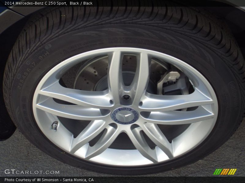 Black / Black 2014 Mercedes-Benz C 250 Sport