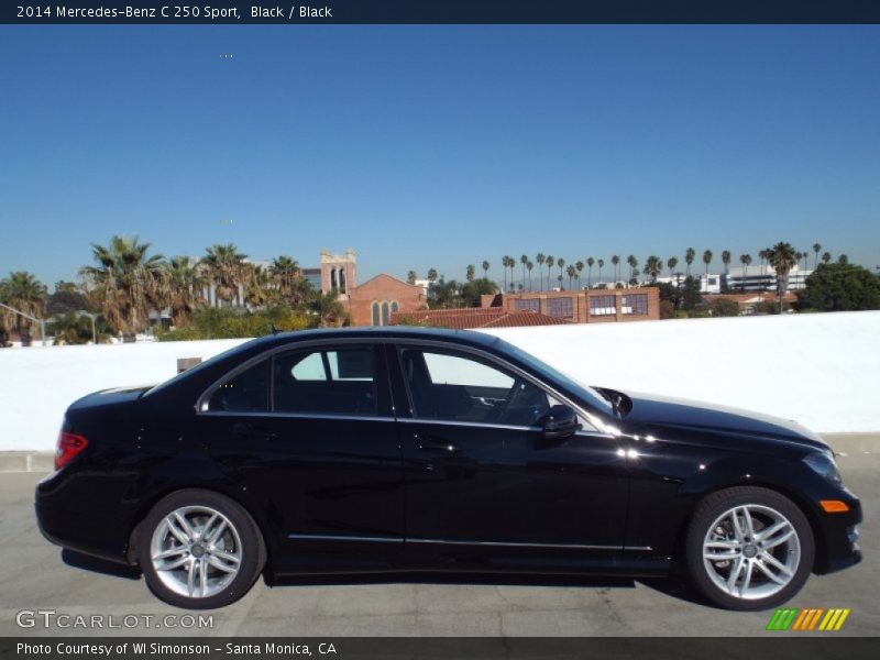 Black / Black 2014 Mercedes-Benz C 250 Sport