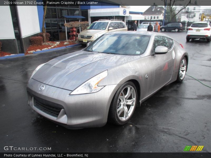 Platinum Graphite / Black Leather 2009 Nissan 370Z Coupe