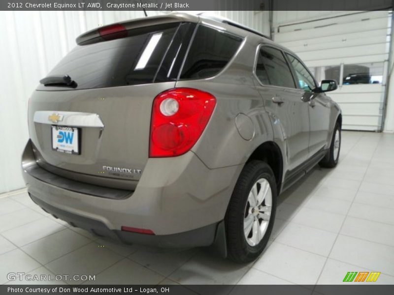 Graystone Metallic / Jet Black 2012 Chevrolet Equinox LT AWD