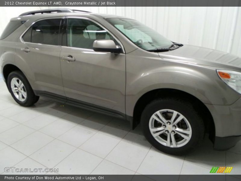 Graystone Metallic / Jet Black 2012 Chevrolet Equinox LT AWD