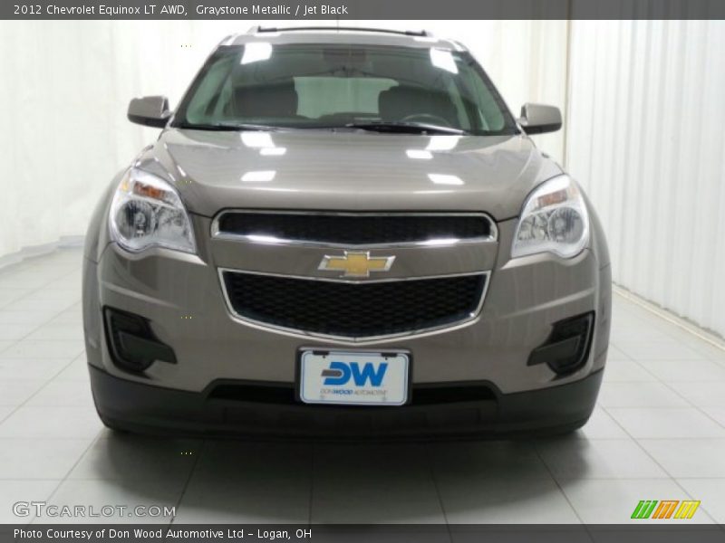 Graystone Metallic / Jet Black 2012 Chevrolet Equinox LT AWD