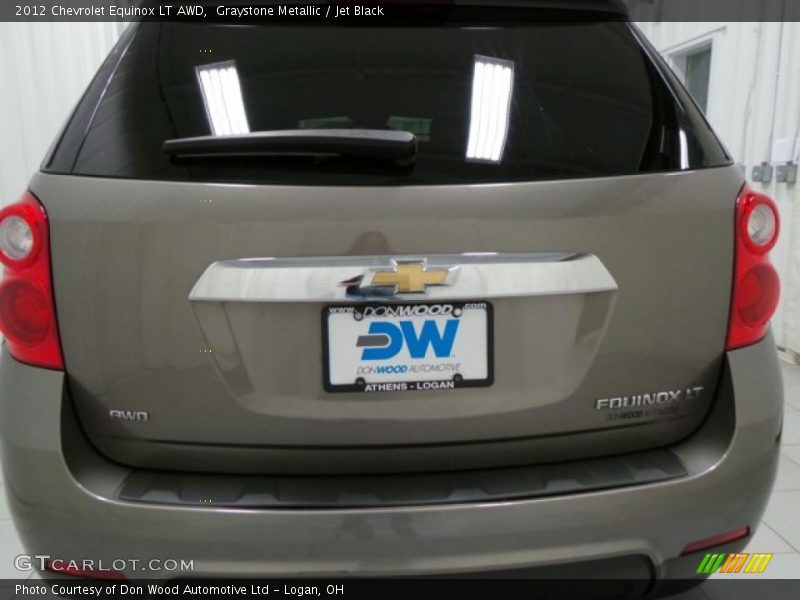 Graystone Metallic / Jet Black 2012 Chevrolet Equinox LT AWD