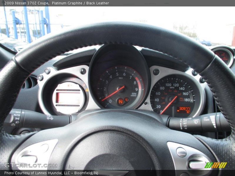 Platinum Graphite / Black Leather 2009 Nissan 370Z Coupe