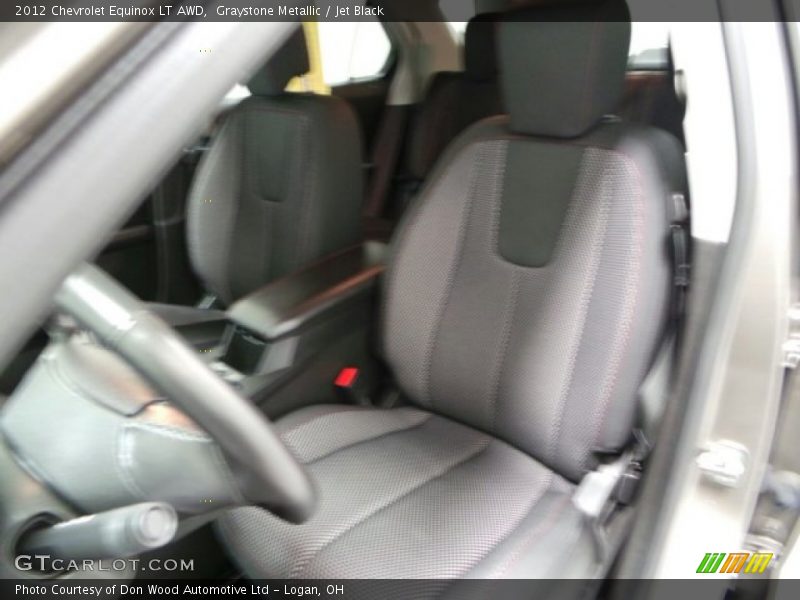 Graystone Metallic / Jet Black 2012 Chevrolet Equinox LT AWD