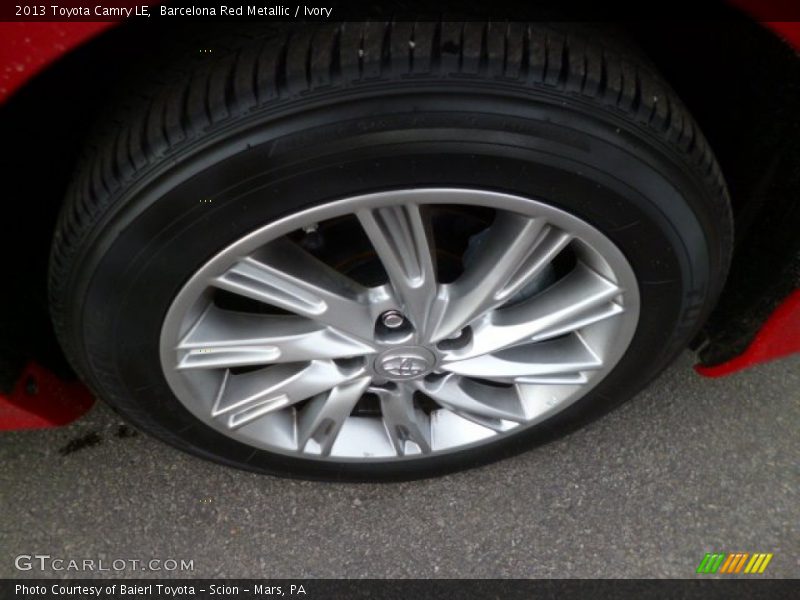 Barcelona Red Metallic / Ivory 2013 Toyota Camry LE