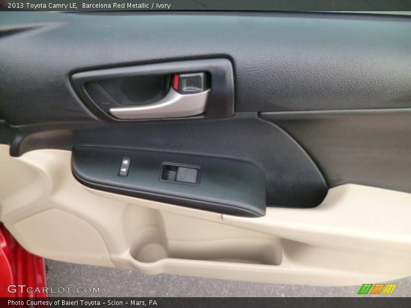 Barcelona Red Metallic / Ivory 2013 Toyota Camry LE