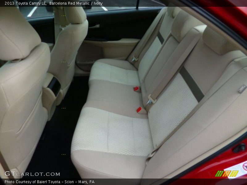 Barcelona Red Metallic / Ivory 2013 Toyota Camry LE
