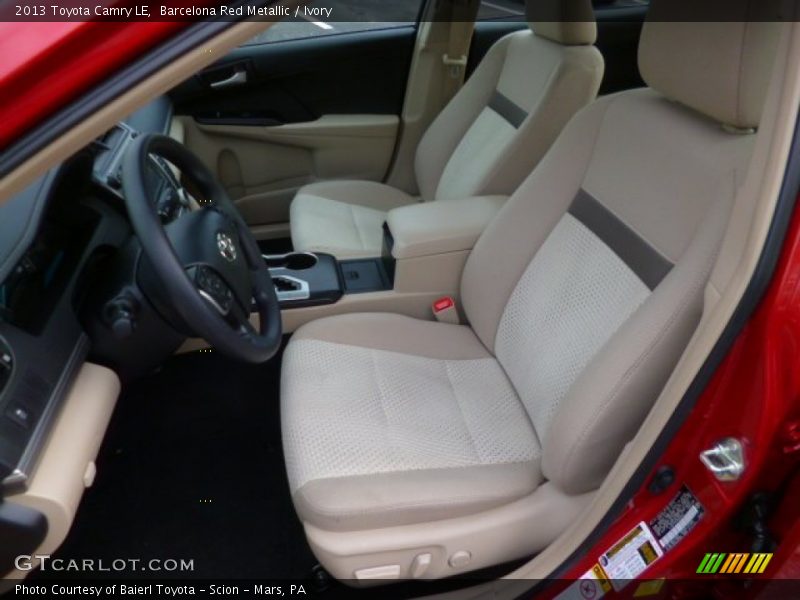 Barcelona Red Metallic / Ivory 2013 Toyota Camry LE