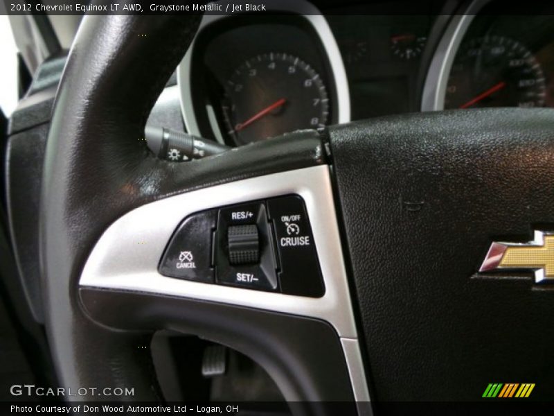 Graystone Metallic / Jet Black 2012 Chevrolet Equinox LT AWD