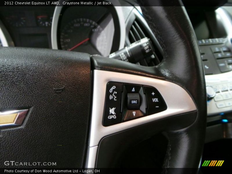 Graystone Metallic / Jet Black 2012 Chevrolet Equinox LT AWD
