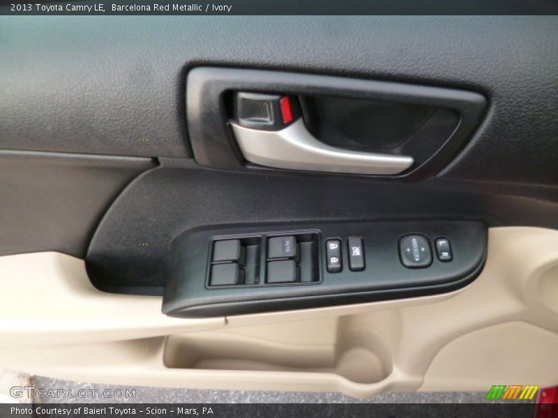 Barcelona Red Metallic / Ivory 2013 Toyota Camry LE