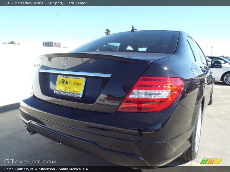 Black / Black 2014 Mercedes-Benz C 250 Sport