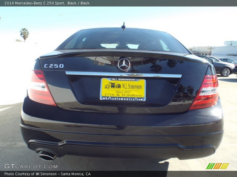 Black / Black 2014 Mercedes-Benz C 250 Sport