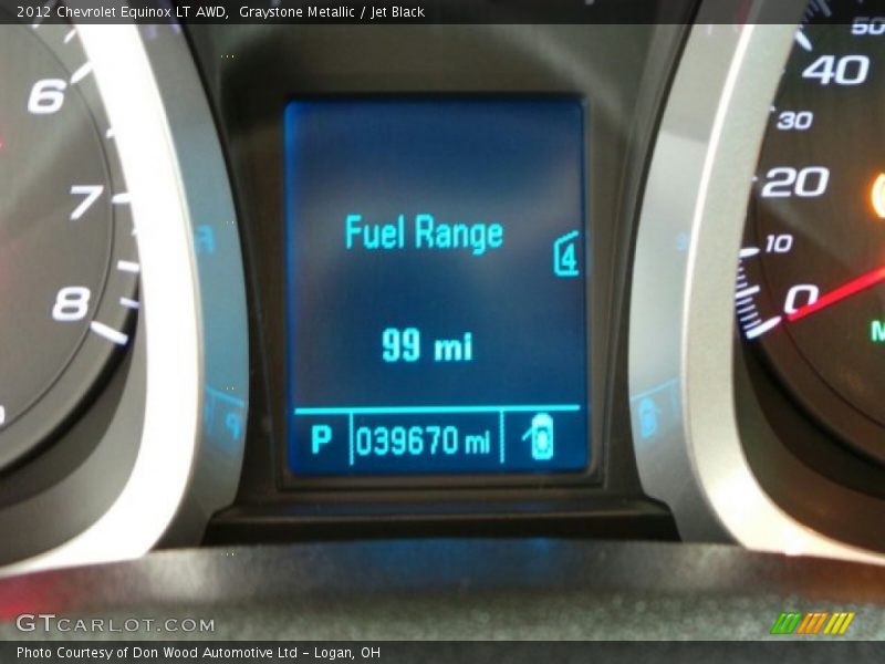 Graystone Metallic / Jet Black 2012 Chevrolet Equinox LT AWD