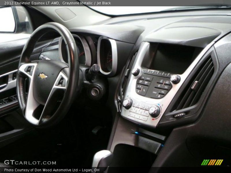 Graystone Metallic / Jet Black 2012 Chevrolet Equinox LT AWD
