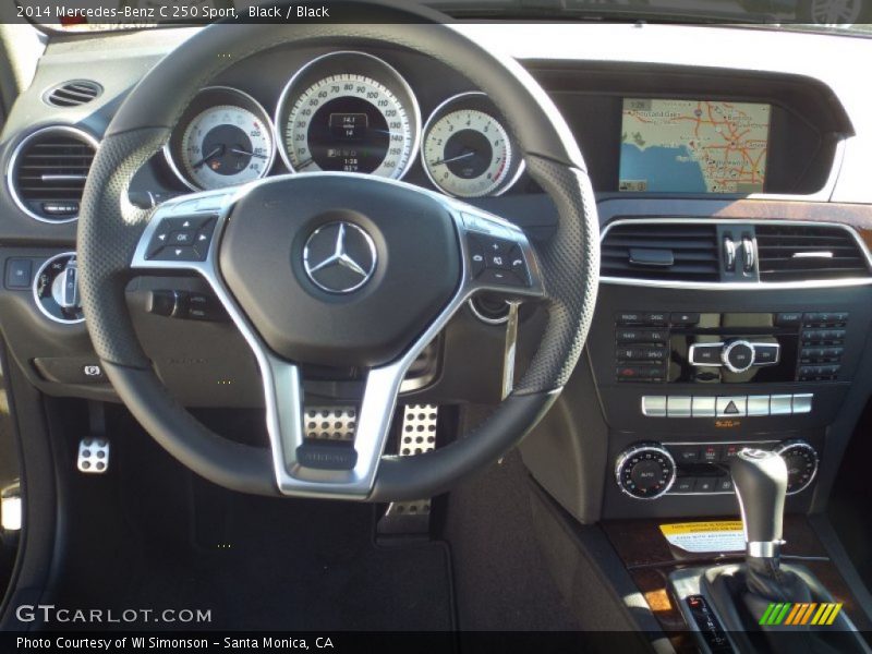 Black / Black 2014 Mercedes-Benz C 250 Sport