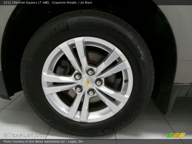 Graystone Metallic / Jet Black 2012 Chevrolet Equinox LT AWD
