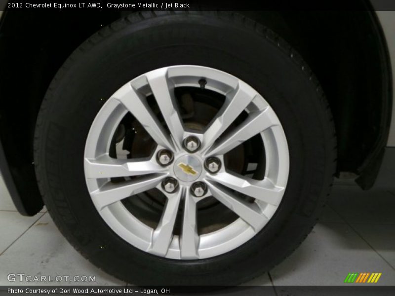 Graystone Metallic / Jet Black 2012 Chevrolet Equinox LT AWD