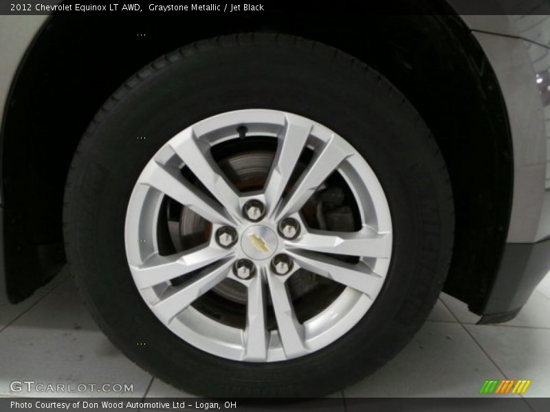 Graystone Metallic / Jet Black 2012 Chevrolet Equinox LT AWD