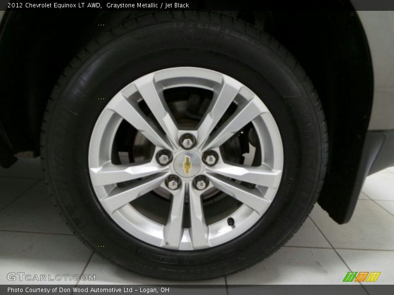 Graystone Metallic / Jet Black 2012 Chevrolet Equinox LT AWD